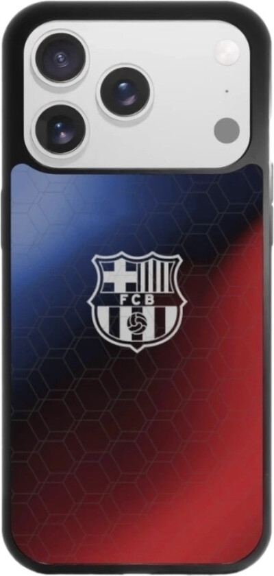 iPhone 17 Pro FC Barcelona 3D mobildeksel, svart