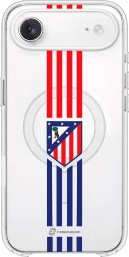 iPhone Air Atlético de Madrid Clear case (MagSafe) -mobildeksel, hvit