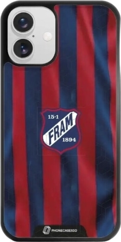 iPhone 16 Plus IF Fram Larvik 3D mobildeksel, svart