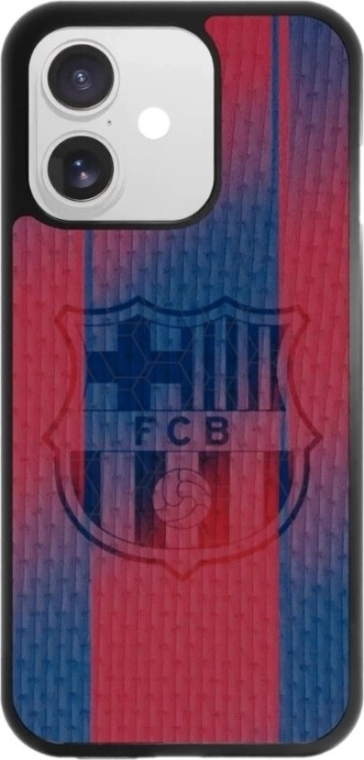 iPhone 17 FC Barcelona 3D mobildeksel, svart