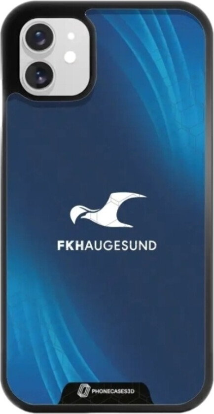 iPhone 11 FK Haugesund 3D mobildeksel, svart