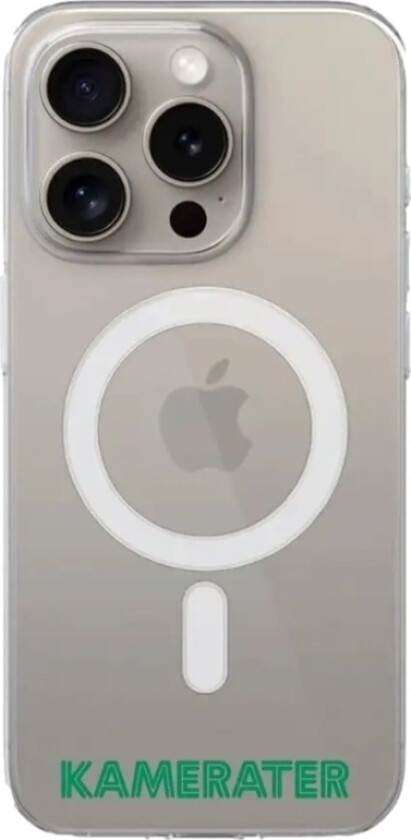 iPhone 16 Pro Max HamKam Clear case (MagSafe) -mobildeksel, hvit