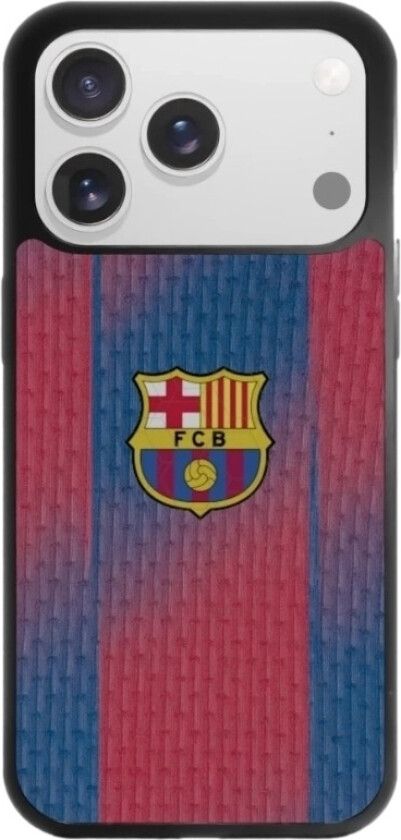 iPhone 17 Pro FC Barcelona 3D mobildeksel, svart