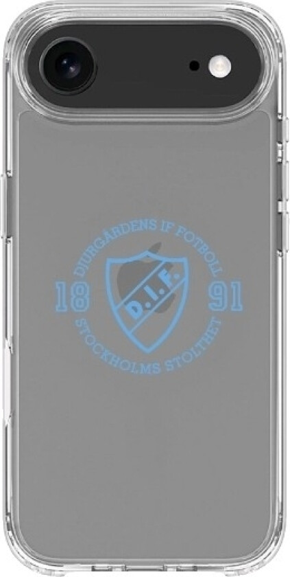 iPhone Air Djurgårdens IF Clear case -mobildeksel, svart