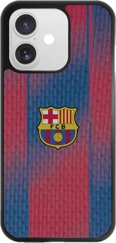 iPhone 17 FC Barcelona 3D mobildeksel, svart