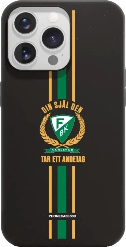 iPhone 13 Pro Färjestad BK komposterbart deksel, svart