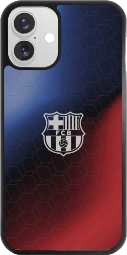 iPhone 16 Plus FC Barcelona 3D mobildeksel, svart