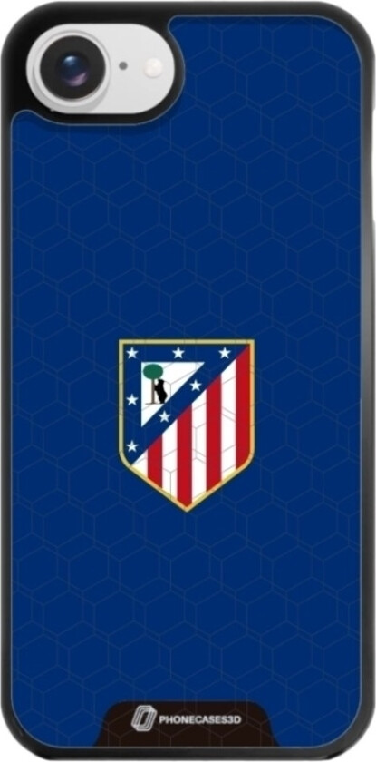 iPhone 16e Atlético de Madrid 3D mobildeksel, svart