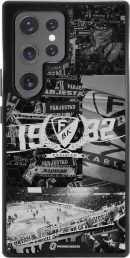 Samsung Galaxy S25 Ultra Färjestad BK 3D mobildeksel, svart