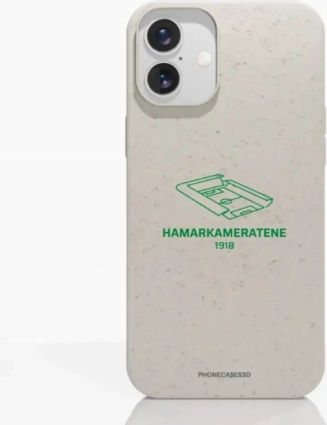iPhone 16 Plus HamKam komposterbart deksel, hvit