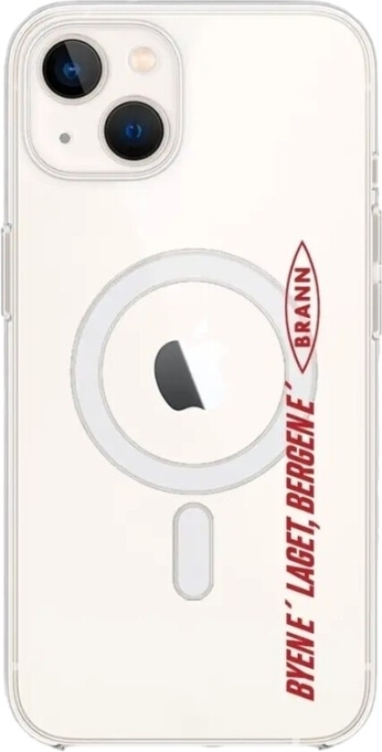 iPhone 13 Brann SK Clear case (MagSafe) -mobildeksel, hvit