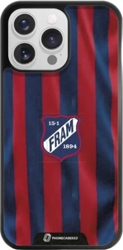 iPhone 16 Pro Max IF Fram Larvik 3D mobildeksel, svart