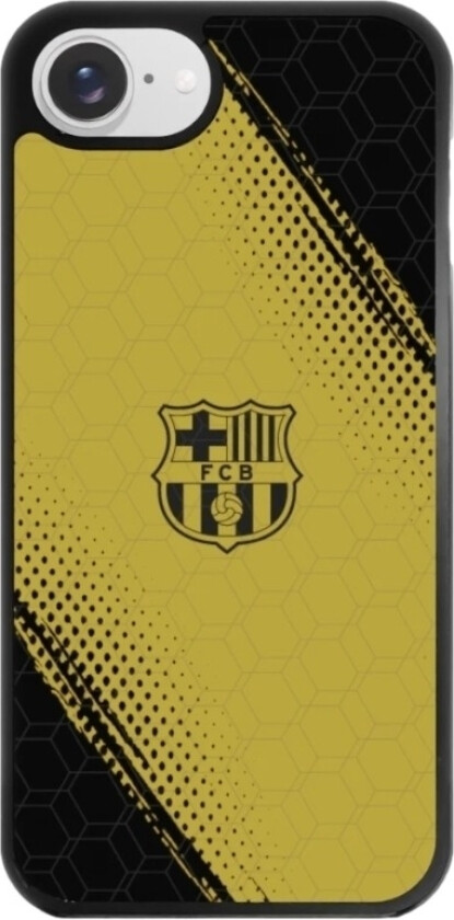 iPhone 16e FC Barcelona 3D mobildeksel, svart