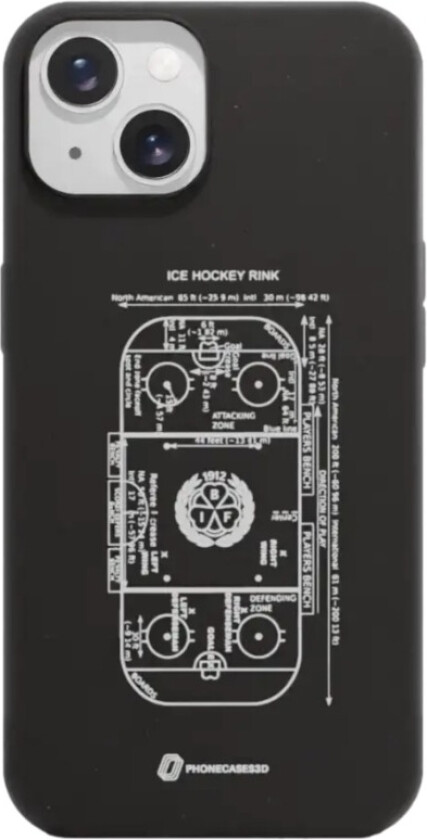 iPhone 15 Brynäs IF komposterbart deksel, svart