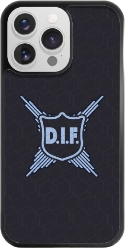 iPhone 13 Pro Djurgårdens IF 3D mobildeksel, svart