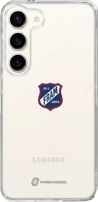 Samsung Galaxy S26+ IF Fram Larvik Clear case -mobildeksel, hvit