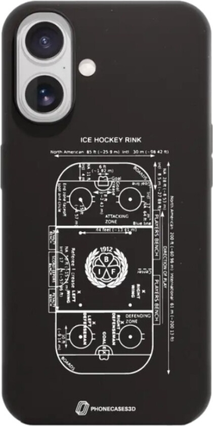 iPhone 17 Brynäs IF komposterbart deksel, svart