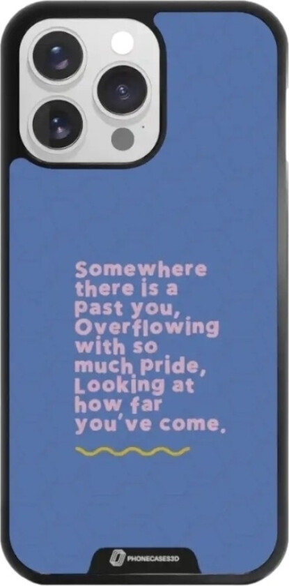 iPhone 16 Pro Max Jess Rachel Sharp 3D mobildeksel, svart