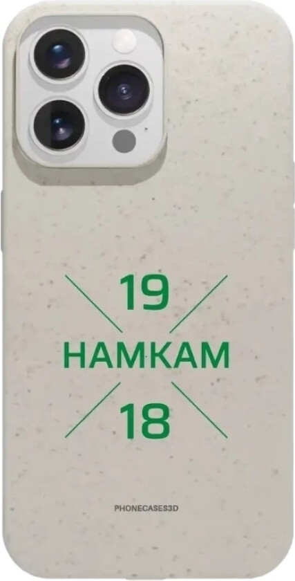 iPhone 13 Pro HamKam komposterbart deksel, hvit