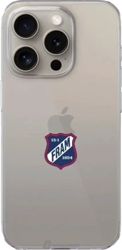 iPhone 16 Pro IF Fram Larvik Clear case -mobildeksel, hvit