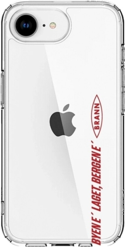 iPhone 16e Brann SK Clear case -mobildeksel, hvit
