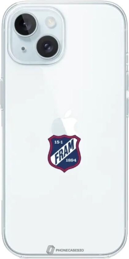 iPhone 15 IF Fram Larvik Clear case -mobildeksel, hvit