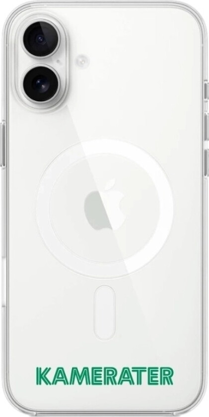 iPhone 16 Plus HamKam Clear case -mobildeksel, hvit