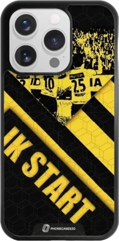 iPhone 16 Pro IK Start 3D mobildeksel, svart