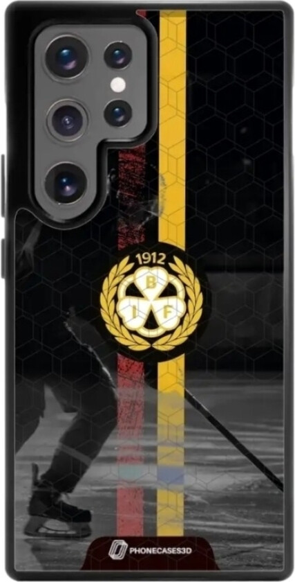 Samsung Galaxy S25+ Brynäs IF 3D mobildeksel, svart
