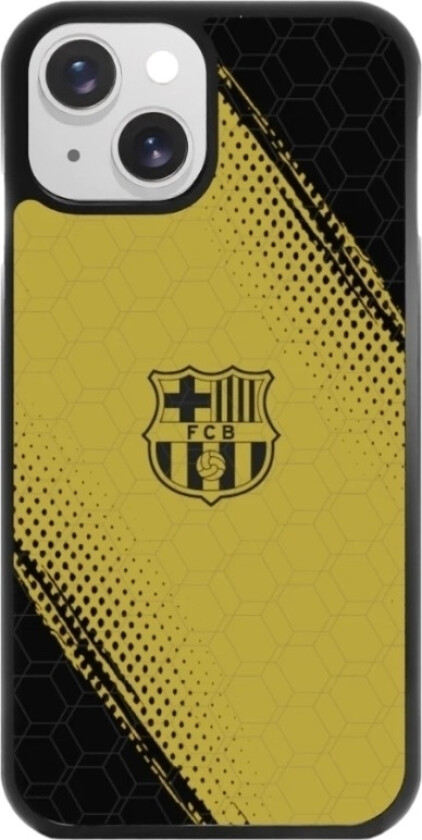 iPhone 15 FC Barcelona 3D mobildeksel, svart