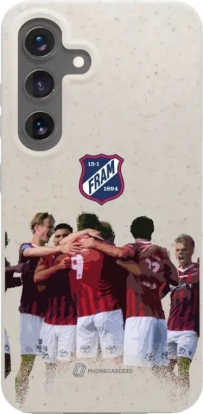 Samsung Galaxy S25 IF Fram Larvik komposterbart deksel, hvit