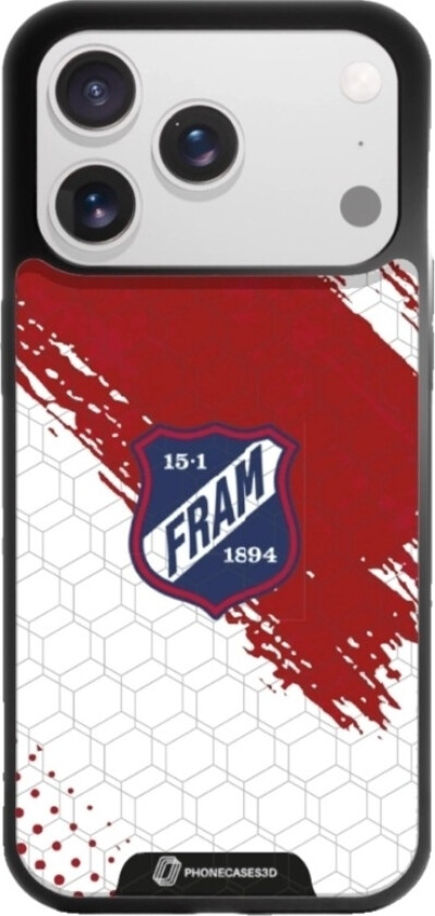 iPhone 17 Pro IF Fram Larvik 3D mobildeksel, svart