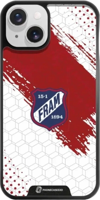iPhone 14 IF Fram Larvik 3D mobildeksel, svart