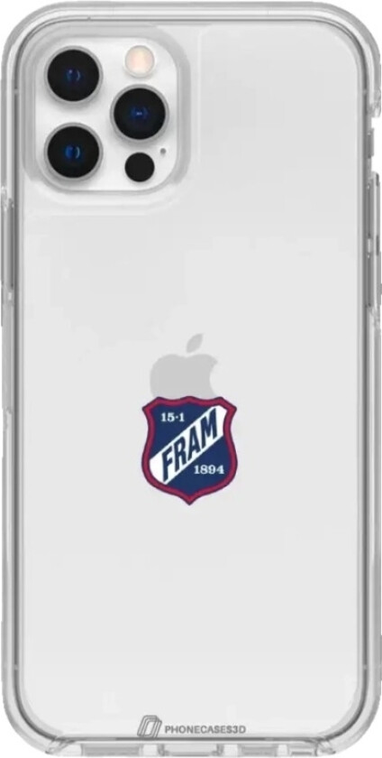 iPhone 12 IF Fram Larvik Clear case -mobildeksel, hvit