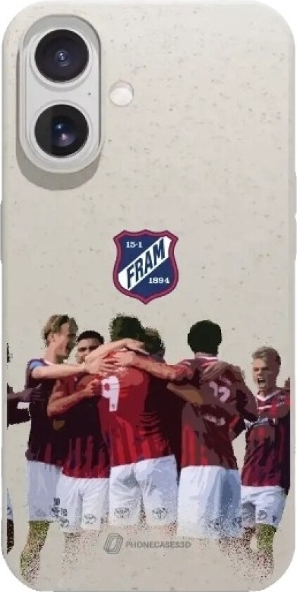 iPhone 17 IF Fram Larvik komposterbart deksel, hvit