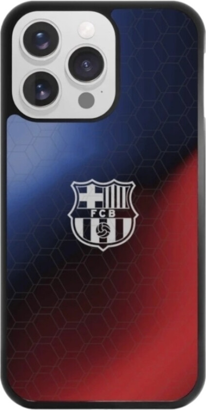 iPhone 13 Pro FC Barcelona 3D mobildeksel, svart