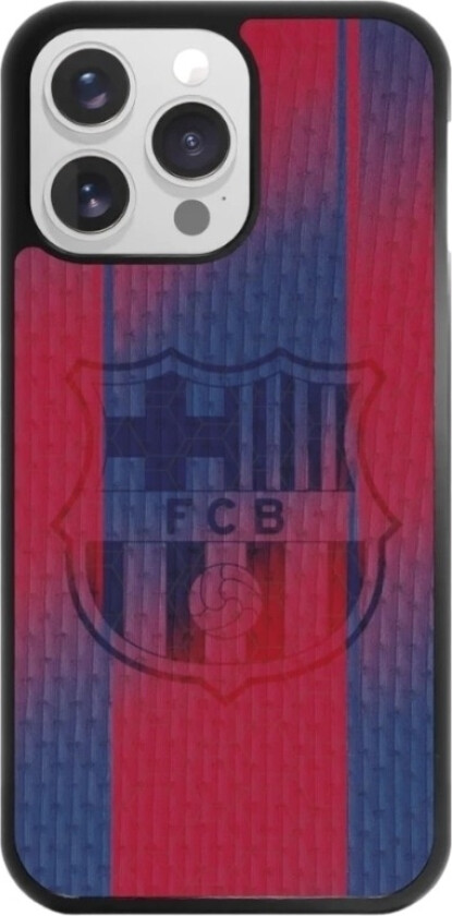iPhone 16 Pro Max FC Barcelona 3D mobildeksel, svart