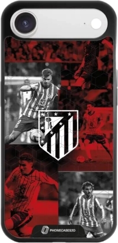 iPhone Air Atlético de Madrid 3D mobildeksel, svart
