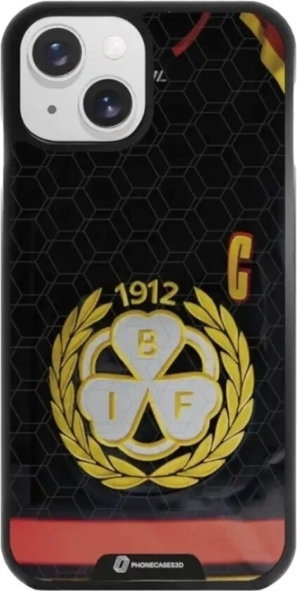 iPhone 15 Brynäs IF 3D mobildeksel, svart