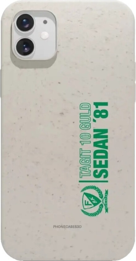 iPhone 11 Färjestad BK komposterbart deksel, hvit
