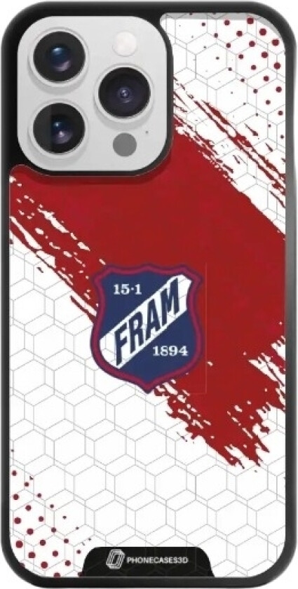 iPhone 13 Pro IF Fram Larvik 3D mobildeksel, svart
