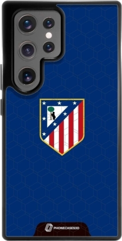 Samsung Galaxy S25+ Atlético de Madrid 3D mobildeksel, svart