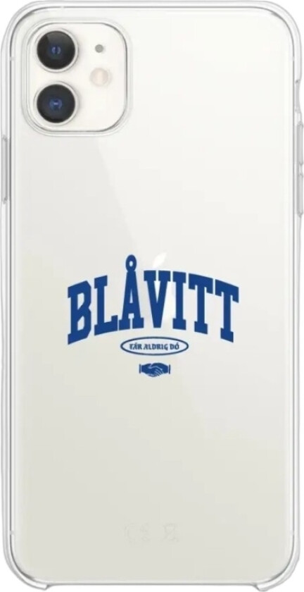 iPhone 12 IFK Göteborg Clear case -mobildeksel, hvit