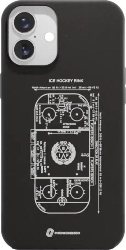 iPhone 16 Plus Brynäs IF komposterbart deksel, svart