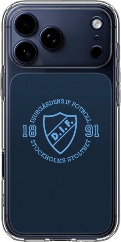 iPhone 17 Pro Djurgårdens IF Clear case -mobildeksel, svart