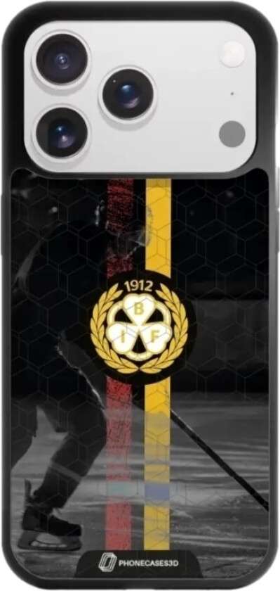iPhone 17 Pro Brynäs IF 3D mobildeksel, svart