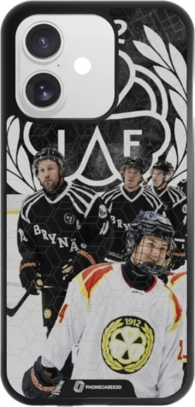 iPhone 17 Brynäs IF 3D mobildeksel, svart