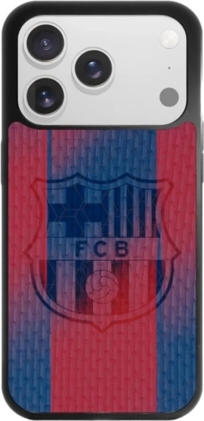 iPhone 17 Pro Max FC Barcelona 3D mobildeksel, svart