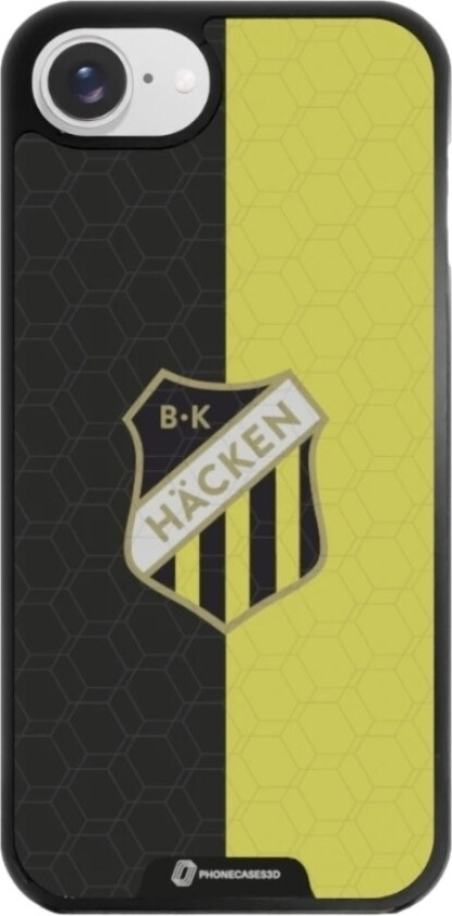 iPhone 16e BK Häcken 3D mobildeksel, svart