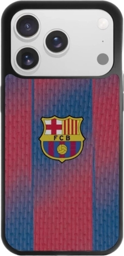iPhone 17 Pro Max FC Barcelona 3D mobildeksel, svart